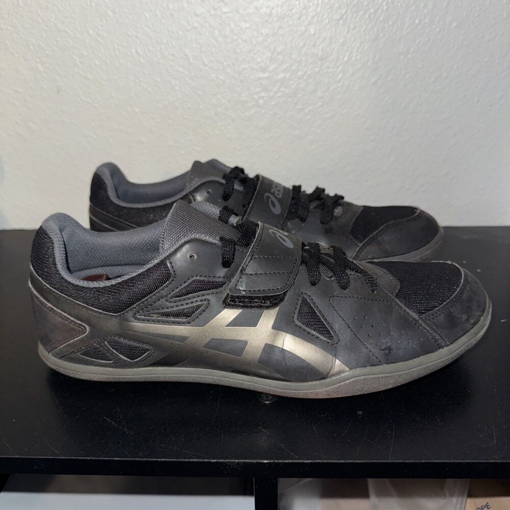 ASICS Hyper Throw 3 Throwing Shoes Men’s 10.5 Black Gray Shot Put Javelin Discus